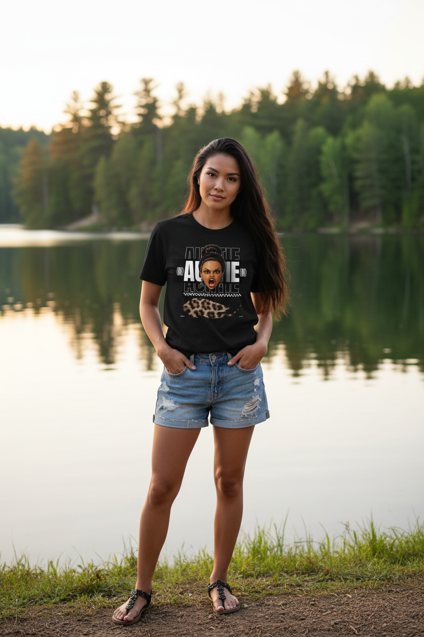 Auntie Tee – Native American Woman Model at the Lake