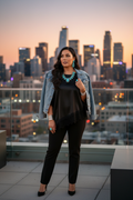 Black Lace Top — Urban Rooftop