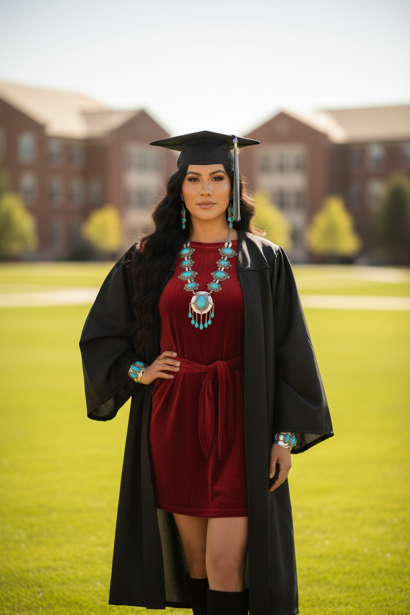 Red Velvet Dress — Graduation Scene