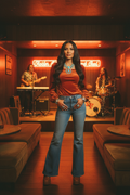 Rust Blouse — 70s Vintage Nightclub
